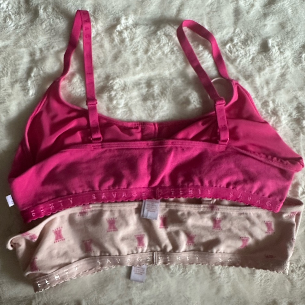 Savage X Fenty Pink Women's Bralettes - Picture 3 of 4